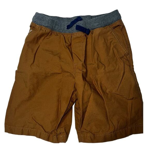 Carters Kid Easy Pull-On Dock Shorts. Brown/Khaki (Size 8) - Picture 1 of 3